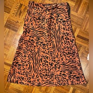 Leopard Print Skirt